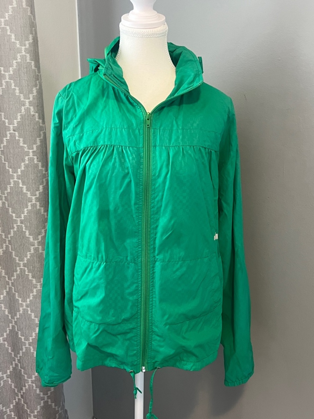 Volcom Bright Green Lightweight Hooded Jacket